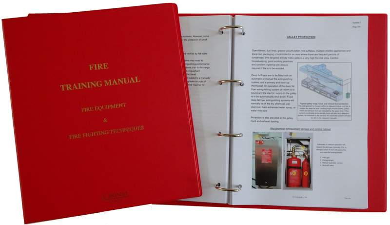 As required by SOLAS Chapter II-2 Regs. 15 (Fire Training Manual) and 16 (Fire Safety Operations).

Our Fire Training Manual has been specifically prepared for the marine industry, is fully illustrated, and is clearly presented across approx. 290 pages. This manual is considered by many to have become the international industry-standard, and is used in commercial shipping fleets around the world.

The 3rd edition (English), published in August 2017, provides a comprehensive update, incorporating the significant changes made to SOLAS-II, and now including extensive cross-referencing to the Consolidated SOLAS (2014, and later amendments to January 2016) and other IMO Codes.